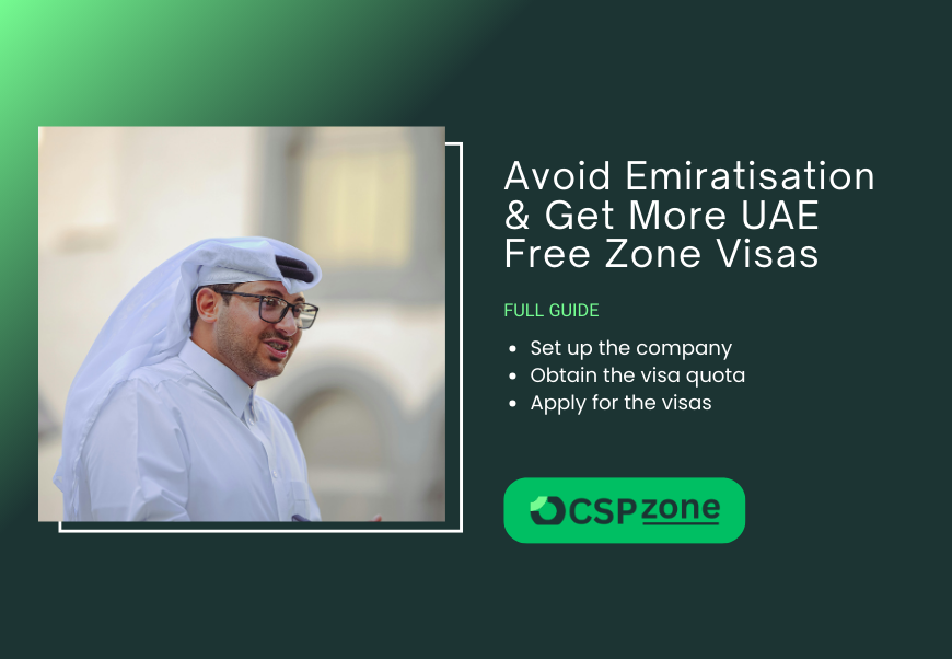 How to Avoid Emiratisation & Get More UAE Free Zone Visas Without Office Space